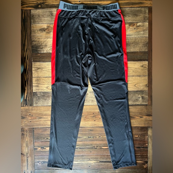 PUMA • men’s athletic track pants loungewear gym lightweight sweatpants medium - Picture 7 of 11